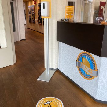 Desinfectiezuil - de Letterspecialist