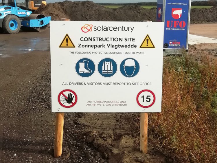 PBM borden - Veiligheidsborden - SolarCentury