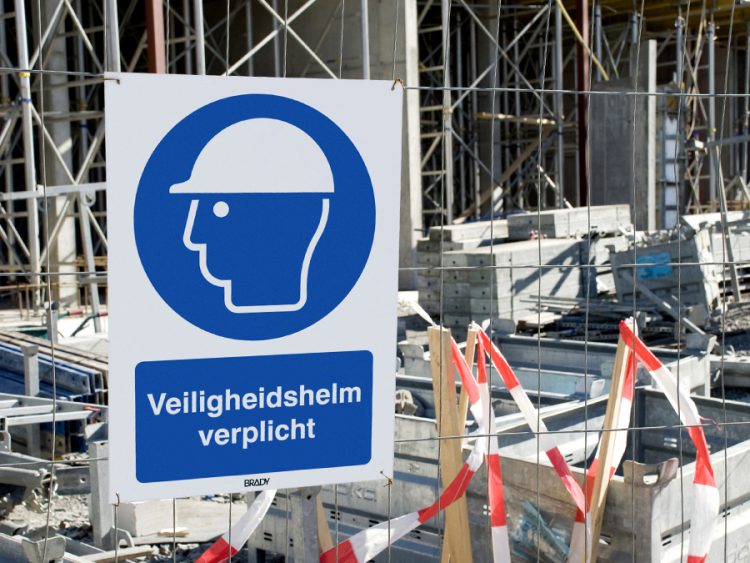 PBM borden -veiligheidspictogrammen