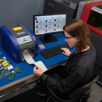 Sterke en snelle industriële labelprinter van Brady