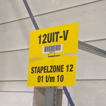 Areaborden - Zoneborden - Magazijnaanduiding