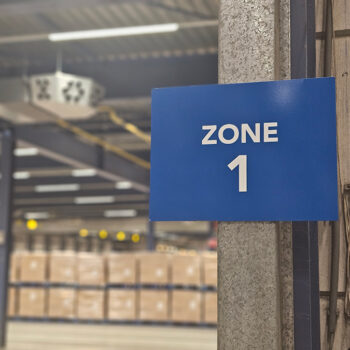 Areaborden - Zoneborden - Magazijnaanduiding
