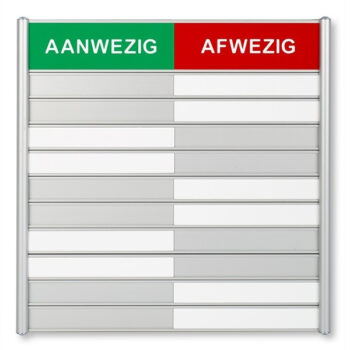 aanwezigafwezig